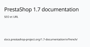 prestashop 1.7 seo