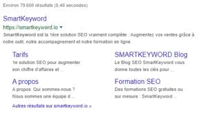 sitelinks seo