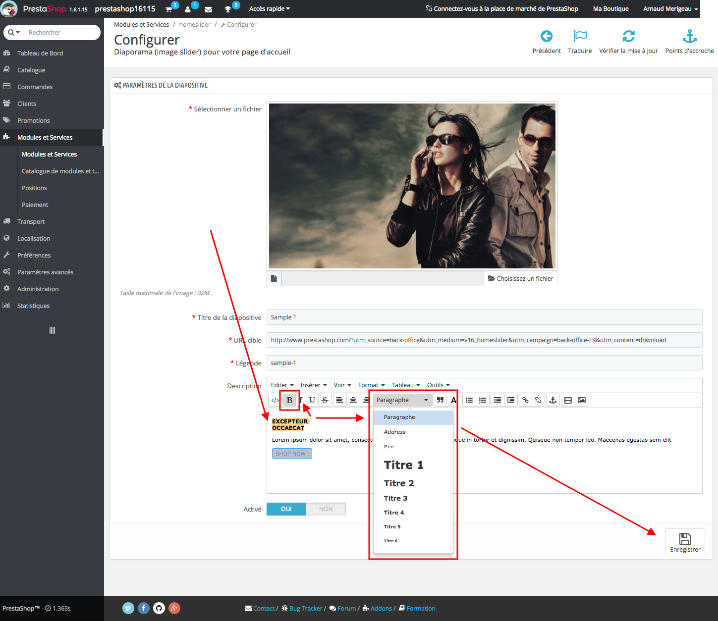 référencement prestashop